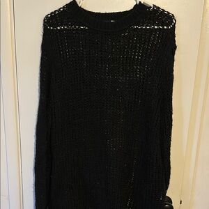 Morbid Threads Black Crew Neck Sweater